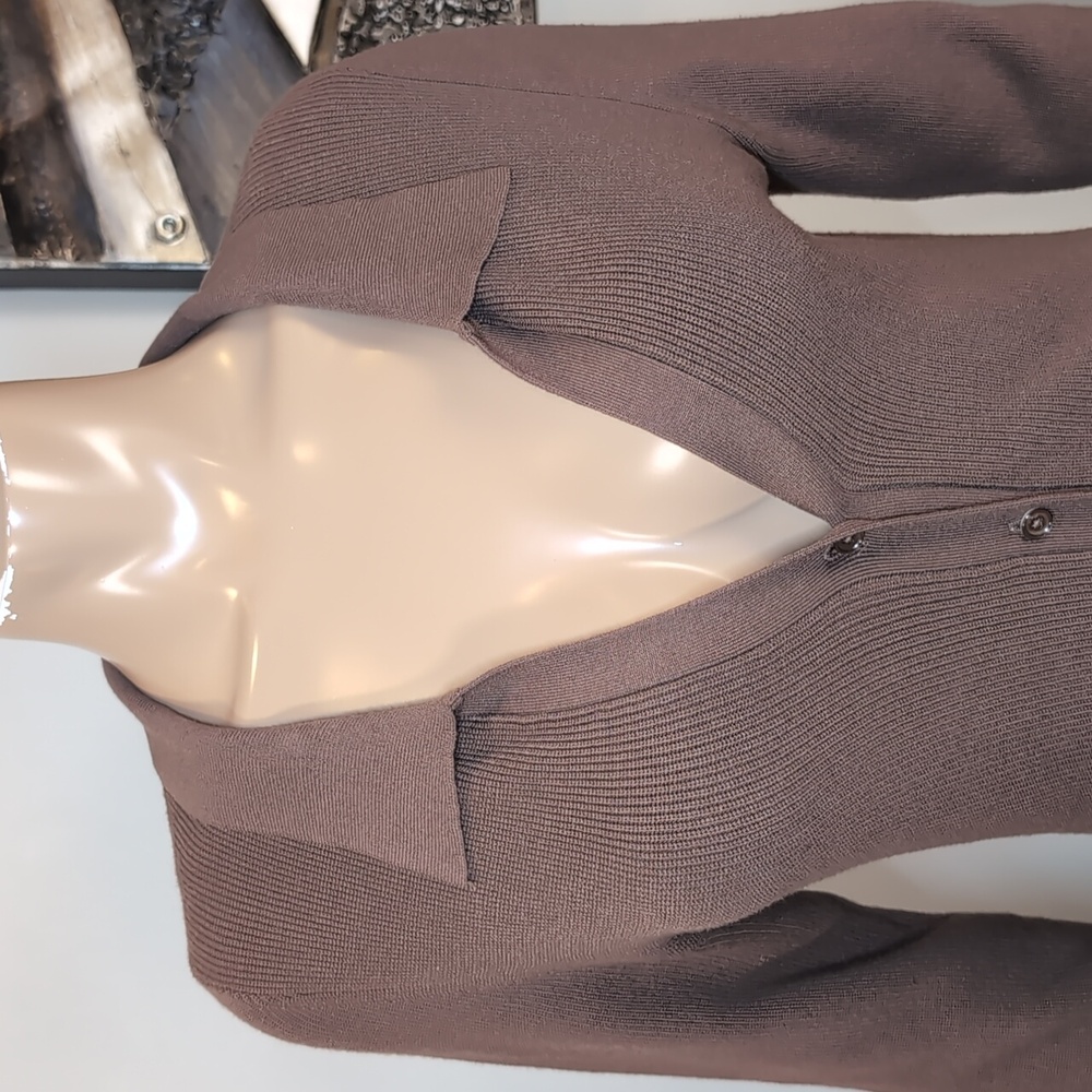 Wilfred Aritzia Cove Sweater Dress Womens Size Large Long Sleeve Collared Fall - Picture 6 of 16